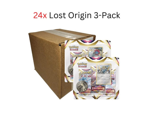 Pokémon Sword & Shield Lost Origin 3 Pack Blister Case Englisch (24 Blister)