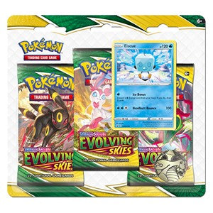 Pokemon Evolving Skies: Eiscue 3-Pack Blister Englisch