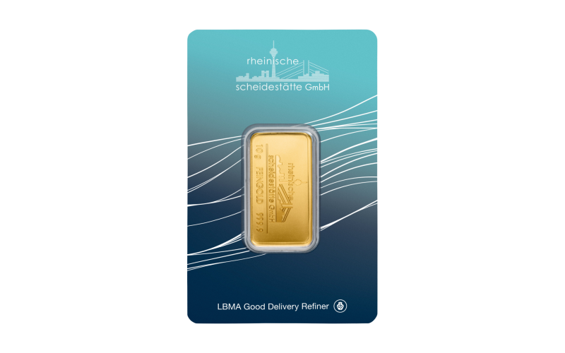 10 g Goldbarren | Feingold 999,9 | LBMA-zertifiziert