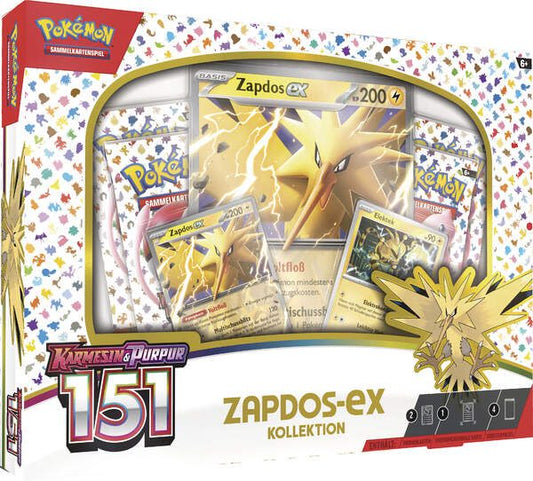 Pokemon KP03.5 Zapdos Oversized Card EX Box Deutsch