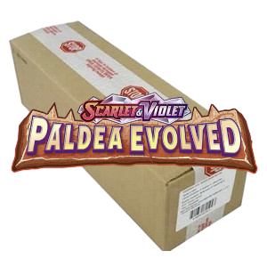 Pokémon TCG: Paldea Evolved – 6 Booster Box Case (5 Englische Displays & 1 Deutsches Display, Geöffnet)