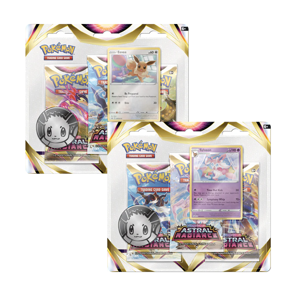 Pokémon Astral Radiance 3er Pack Blister SEALED Case NEU Englisch