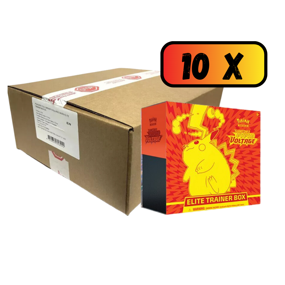 Pokémon Vivid Voltage – 10x Elite Trainer Box Case (Englisch) | Sealed Case 🔥