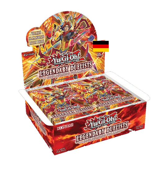 Yugioh Legendary Duelists 10 Soulburning Volcano Booster Display (36) deutsch 1. Auflage