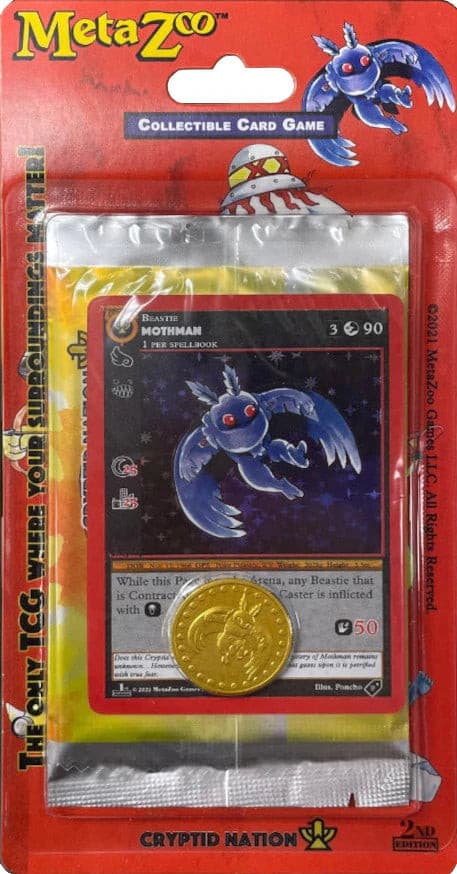 MetaZoo TCG Cryptid Nation 2nd Edition Blister Pack Englisch.