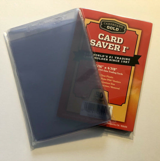 1 Card Saver Cardboard Gold for Trading Card