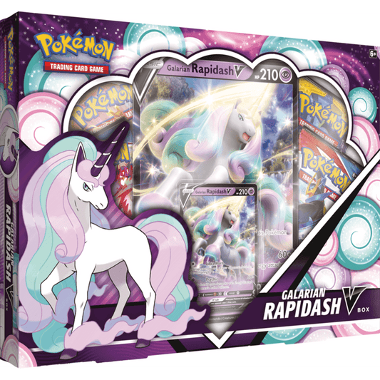 Pokemon Galarian Rapidash V Box Englisch Sword and Shield Trading Card Game TCG