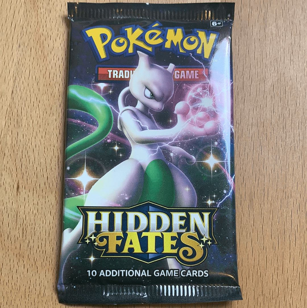Pokémon Hidden Fates 1 Booster Englisch