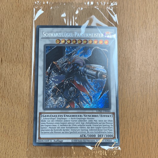 Yu-Gi-Oh! LDS2-DE044 Schwarzflügel-Panzermeister 1.Auflage Secret Rare