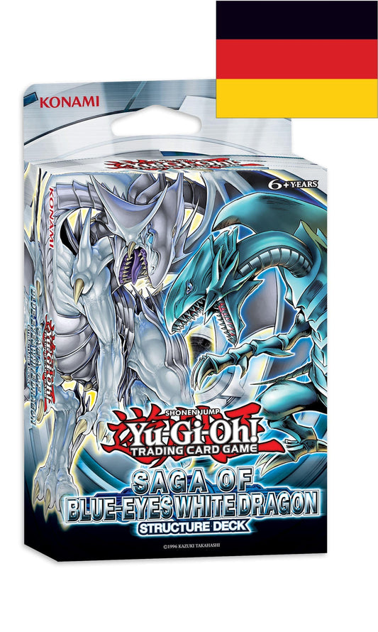 Yu-Gi-Oh! TCG Structure Deck: Saga of Blue Eyes White Dragon Unlimited Edition Display (8) Deutsch