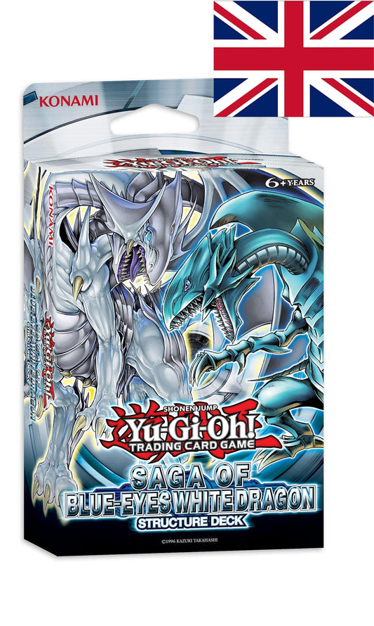 Yu-Gi-Oh! TCG Structure Deck: Saga of Blue Eyes White Dragon Unlimited Edition Display (8) Englisch