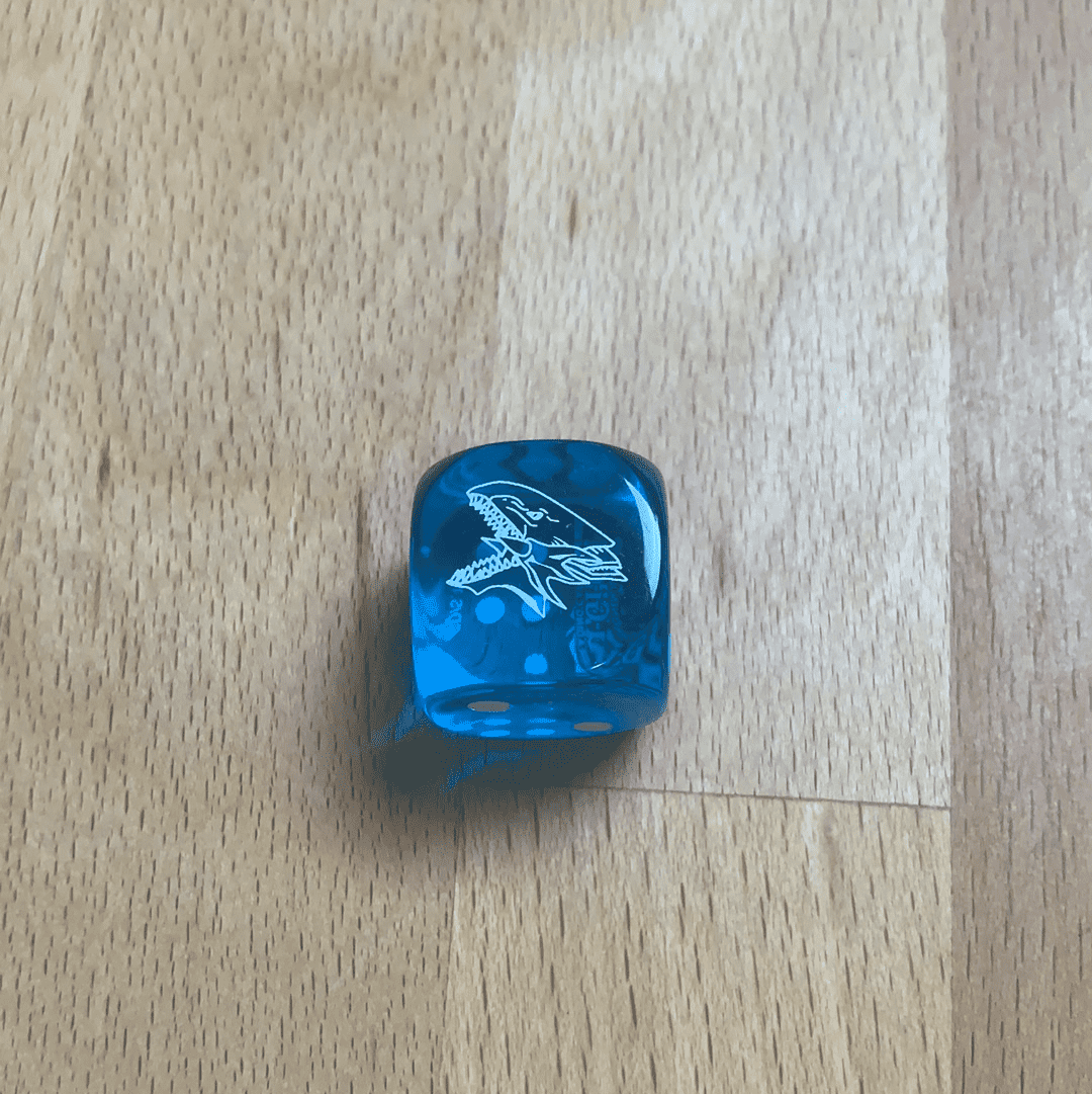 YU GI OH!  Würfel Legendary Duelists: Season 2 SET-LDS2 Blau Neu